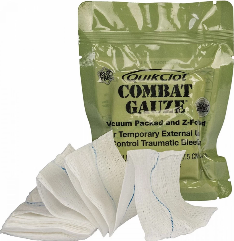 Quikclot CombatGauze CE Eng Z-Fold V-Pack