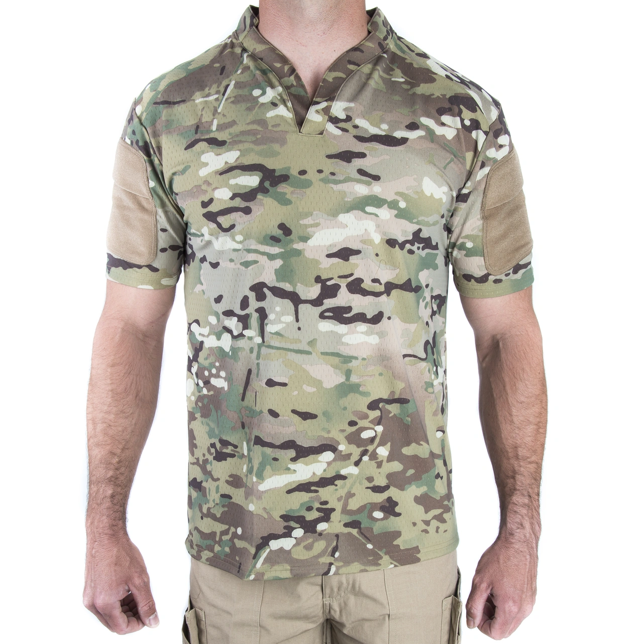 BOSS S/S Rugby shirt Multicam Small