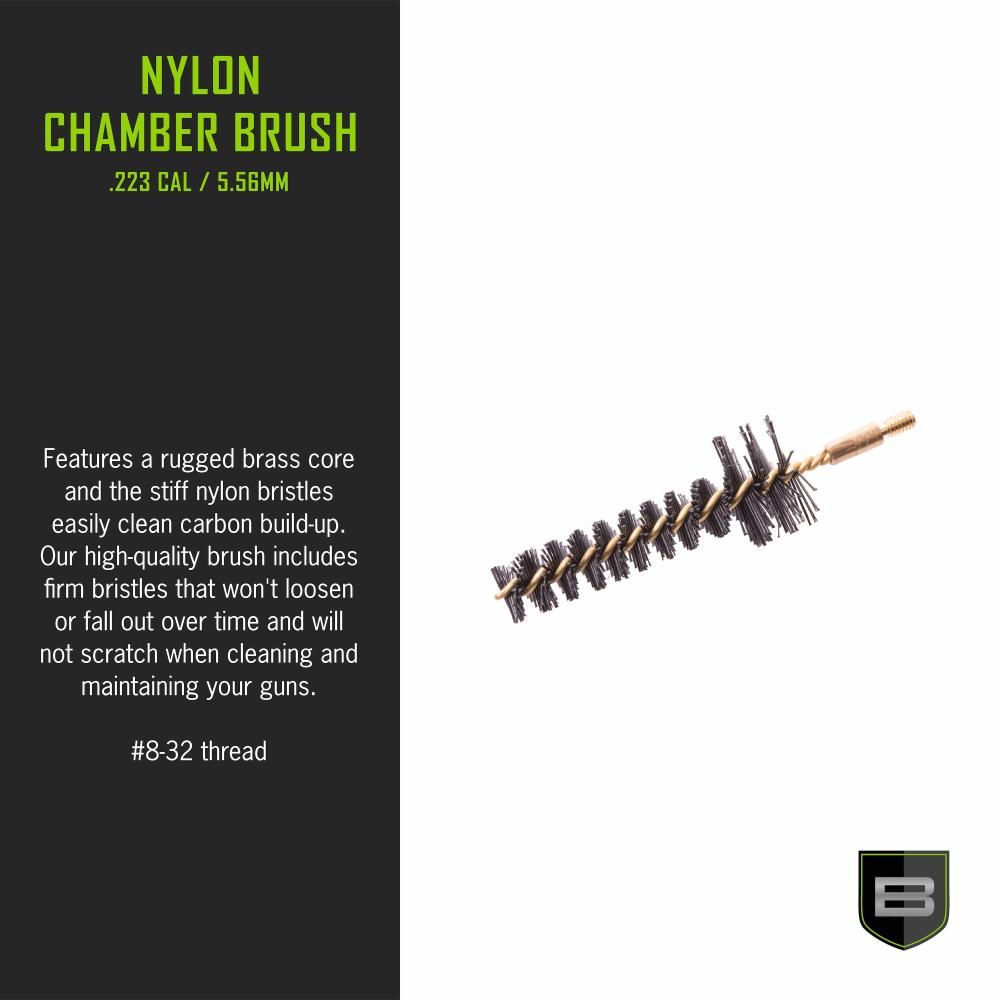 AR .223 Cal / 5.56mm Nylon Chamber Brush