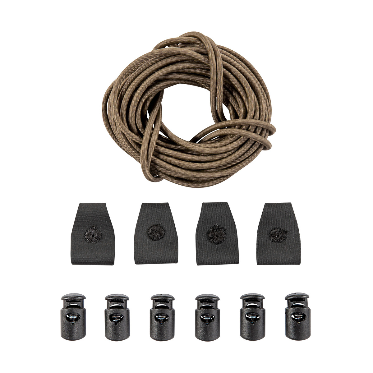 Bungee Cord Set Coyote brown, One Size