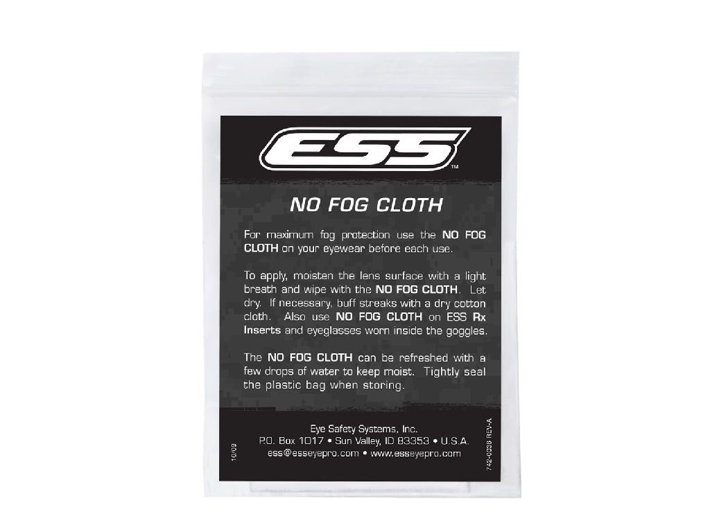 No-fog cloths