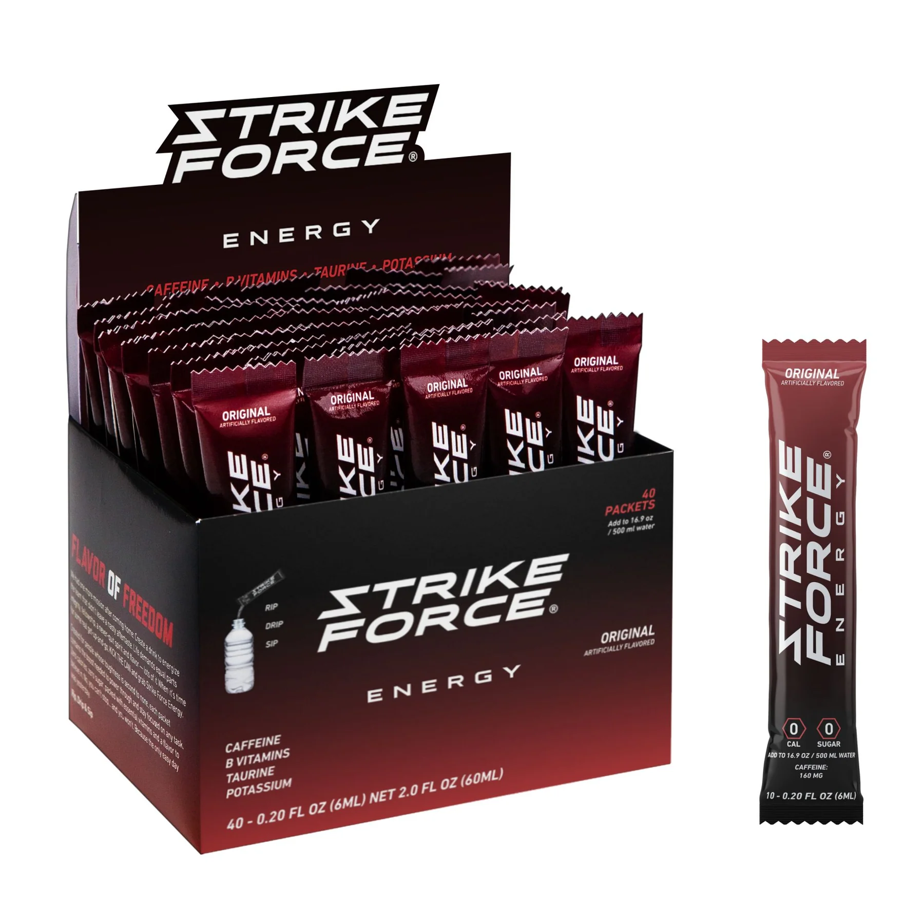 Strike Force Energy 40 count box, Original