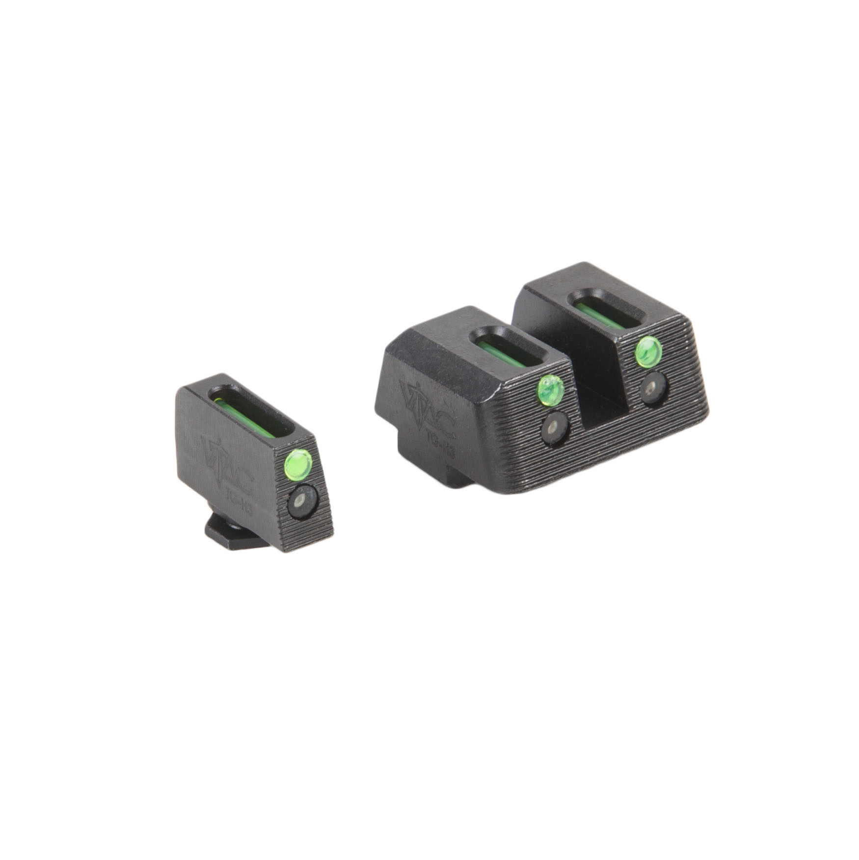 VTAC Pistol Sights (Glock) Fiber Front/Fiber Rear
