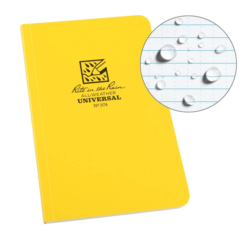 Notebook Soft Cover, 11,7 x 18,4 cm, Gult