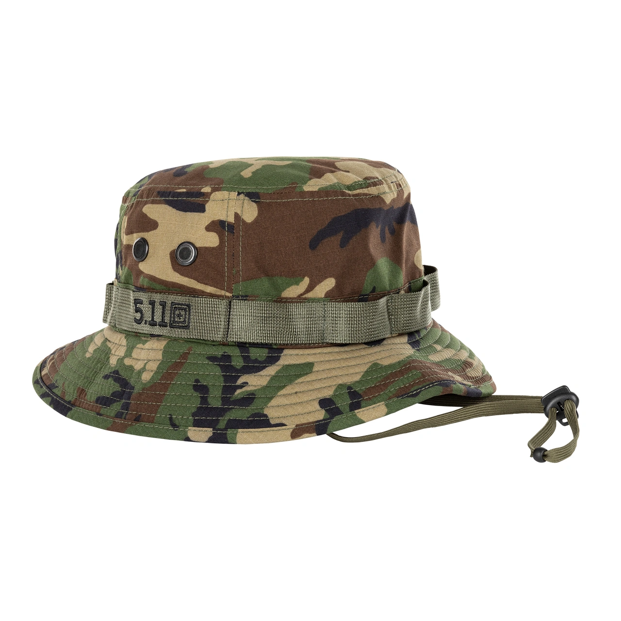 Boonie Hat Woodland Camo S/M