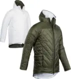 SJ12 Reversible jacket Olive/White XX-Large