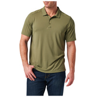 Paramount Crest S/S Polo Tank Green
