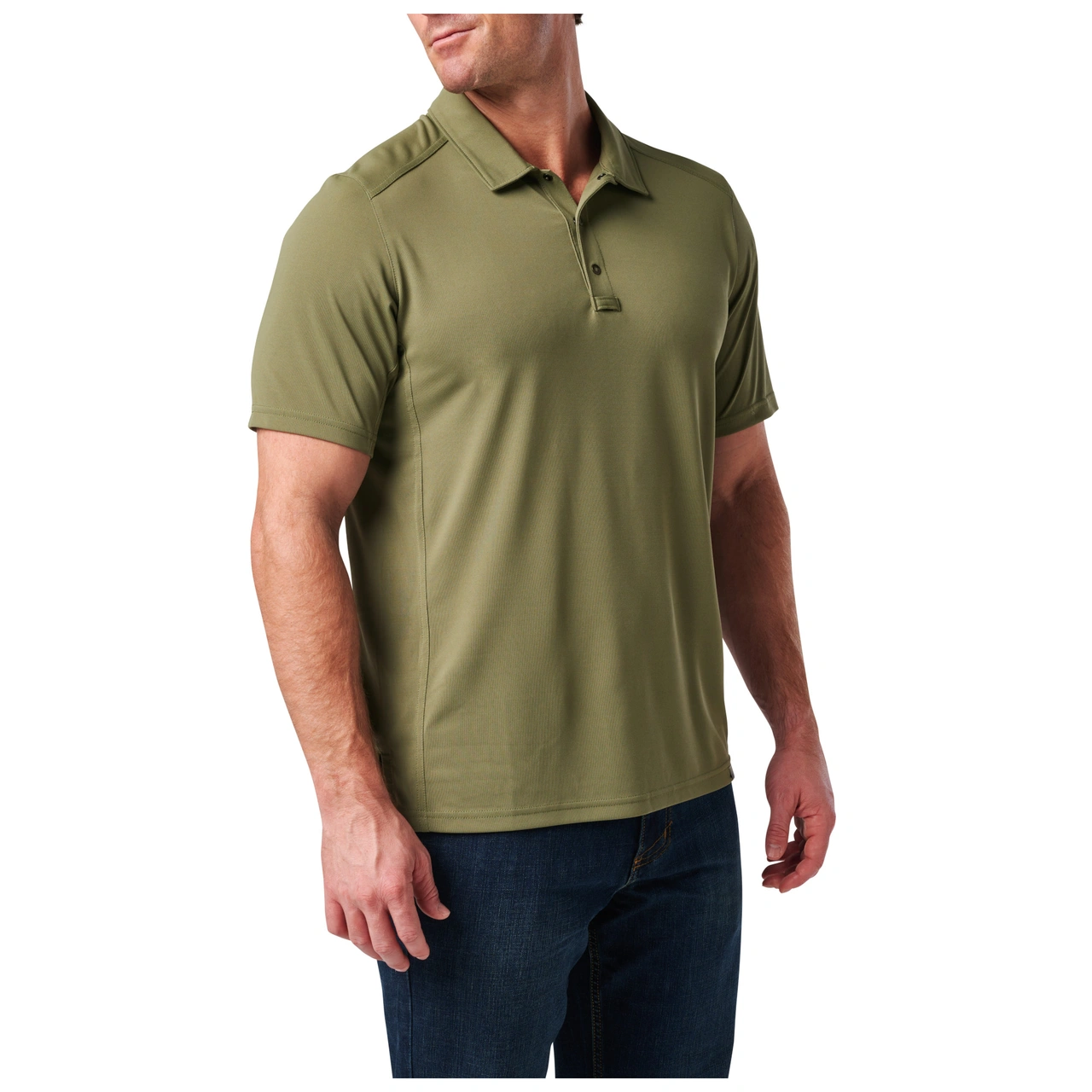 Paramount Crest S/S Polo Tank Green Small