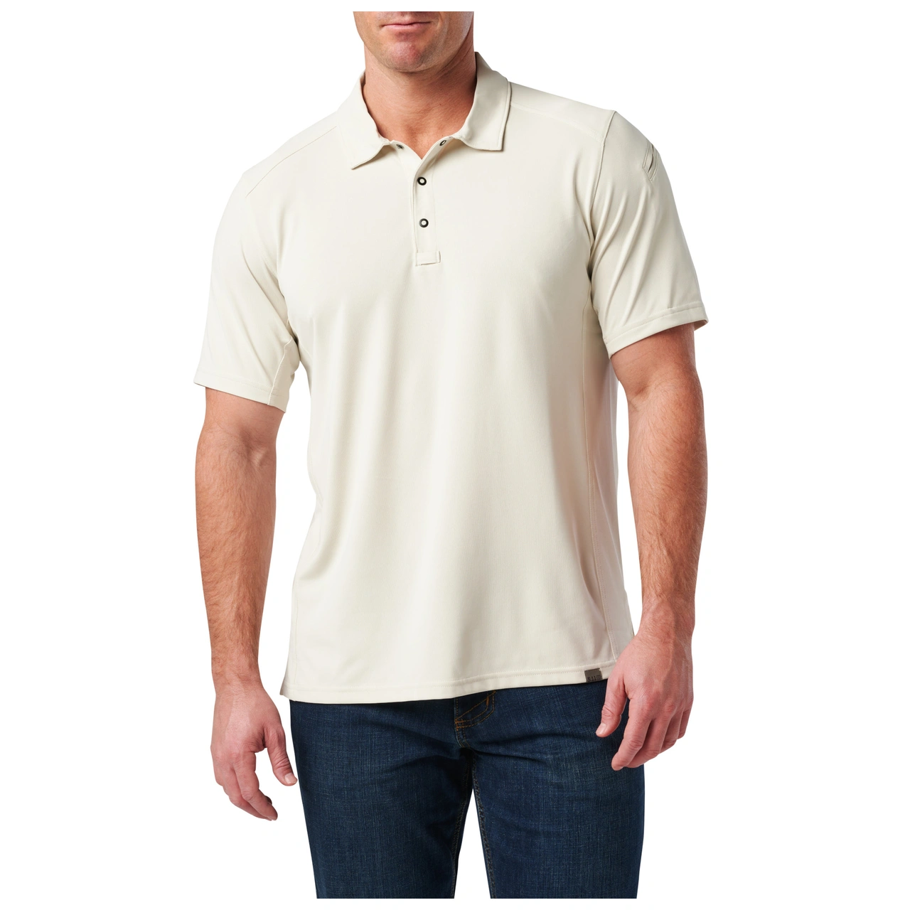 Paramount Crest S/S Polo Silver Birch Medium