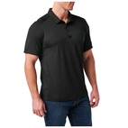 Paramount Crest S/S Polo Black X-Large