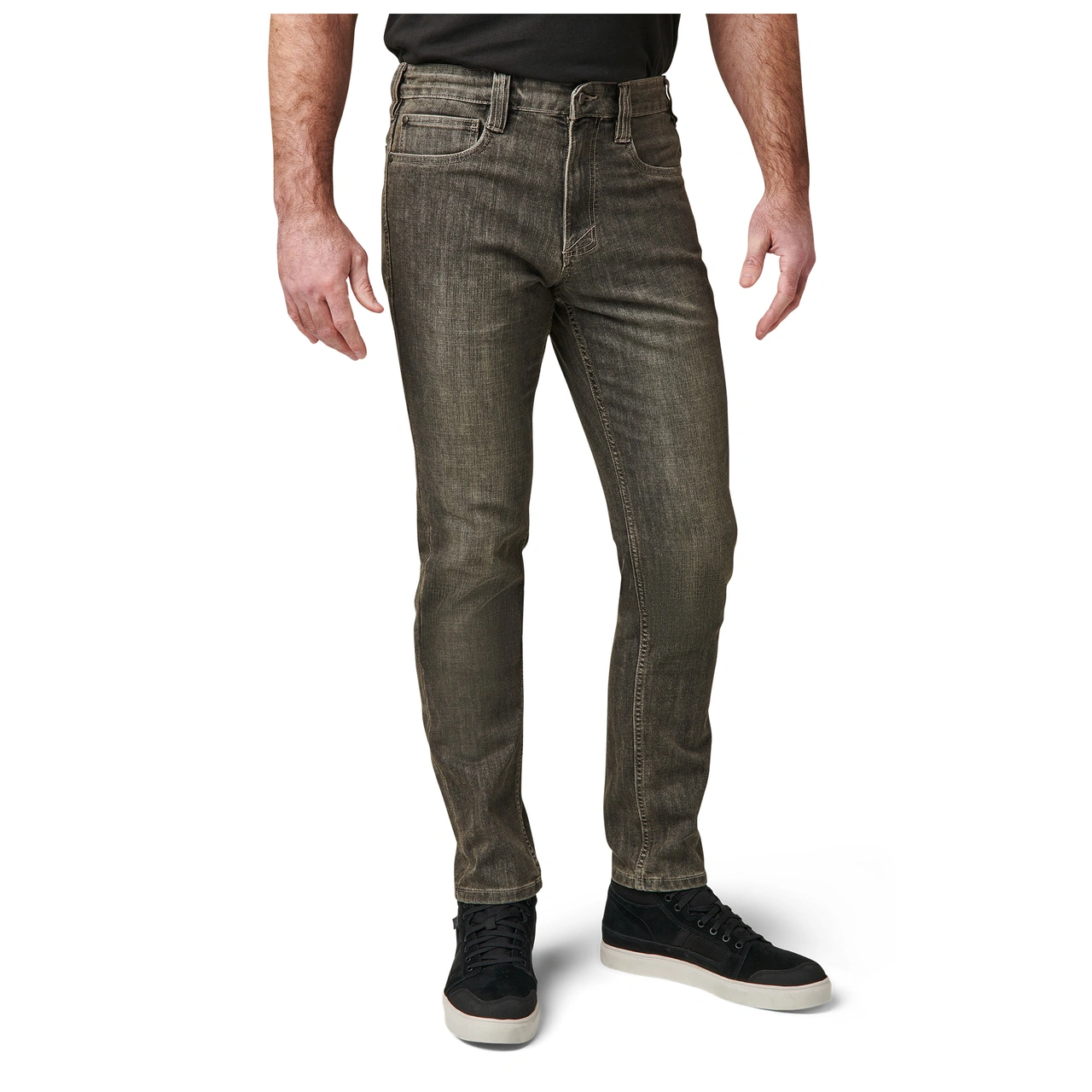 Defender-Flex Slim Jean Washed Black 34W-36L