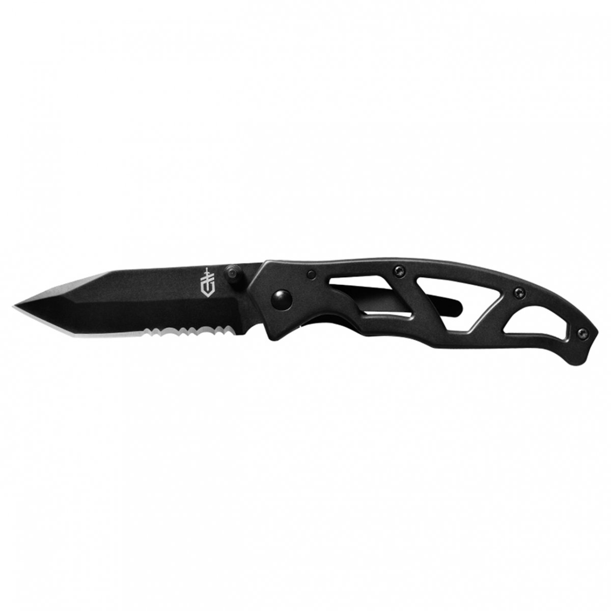 Gerber Paraframe Tanto fällkniv svart