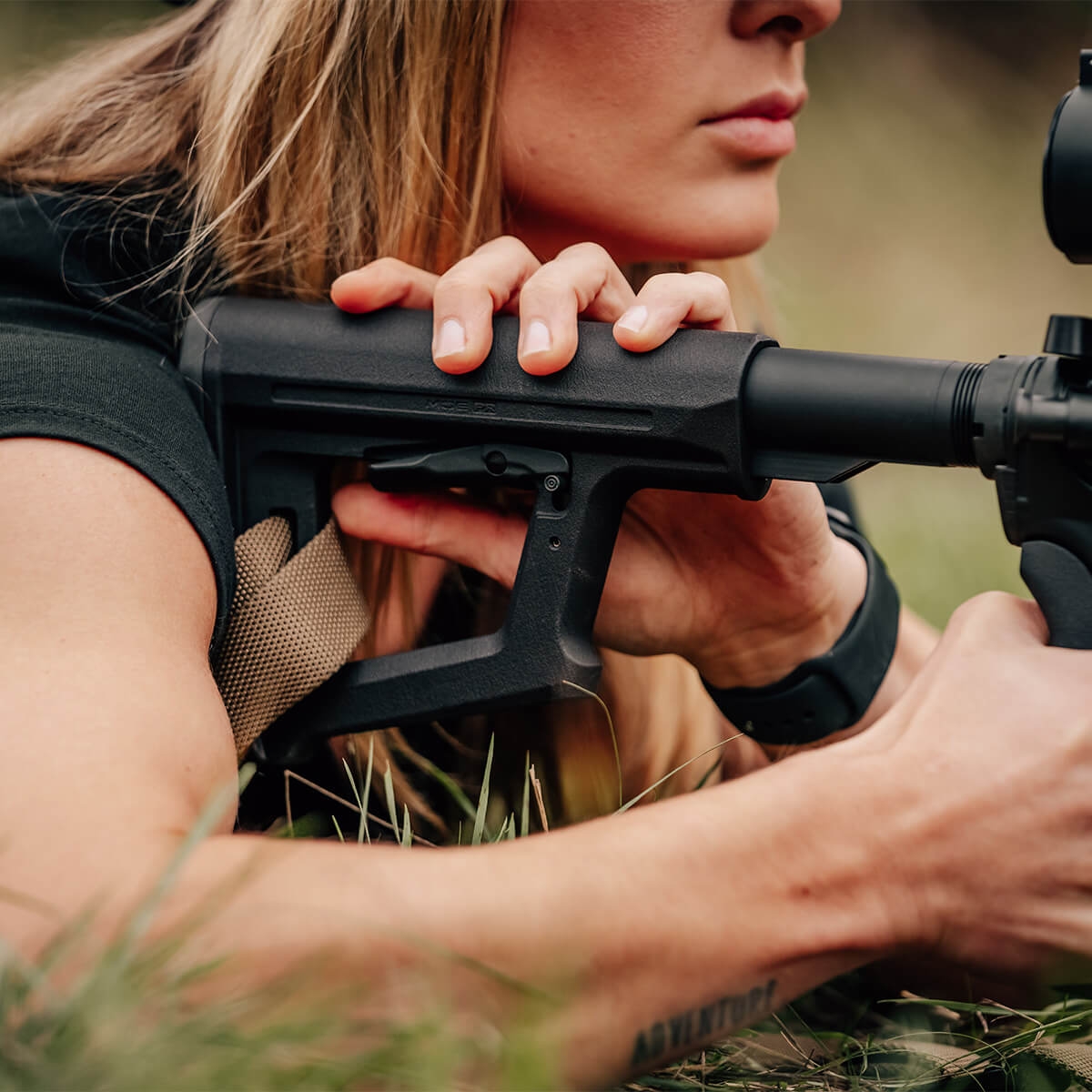 MOE® PR Carbine Stock - Mil-Spec Black