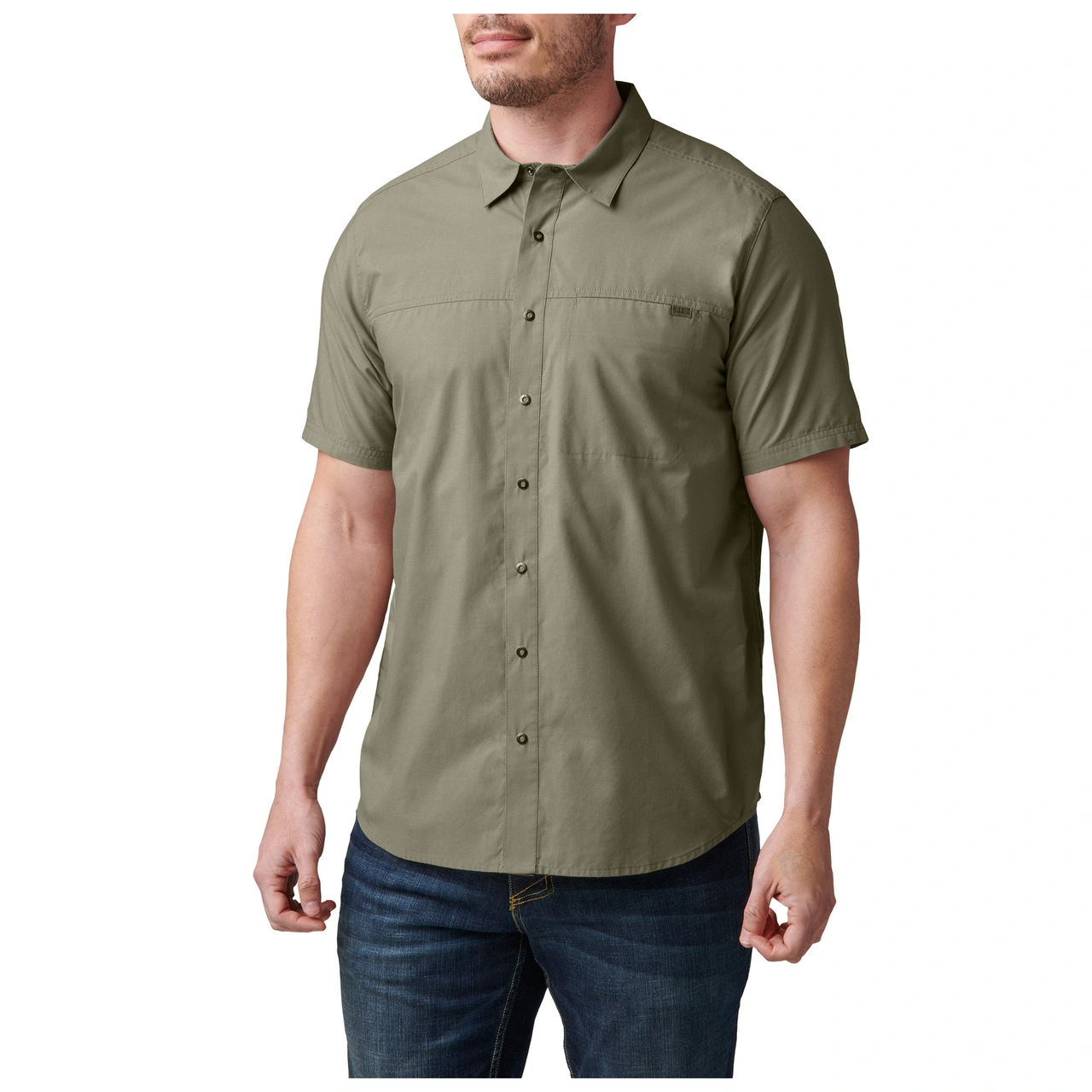 Wyatt Short Sleeve Shirt Sage Green Small