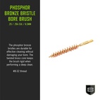 .25 Cal / 6.5mm - Phosphorus Bronze Bore Brush