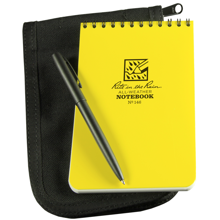 Kit Notebook, Top Spiral, 7,5x12,5cm, gul