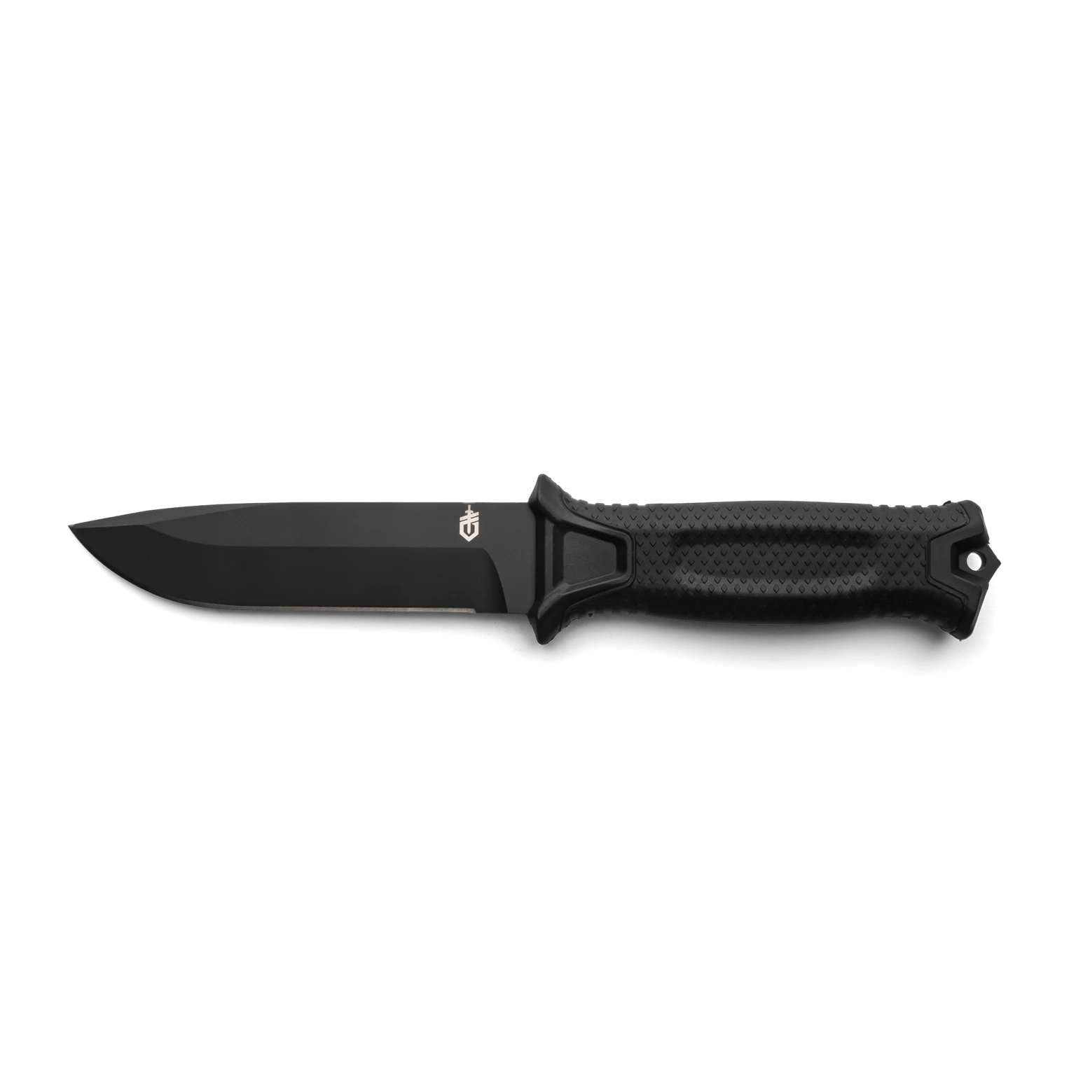 Strongarm Fixed Blade Knife, Black, Fine Edge
