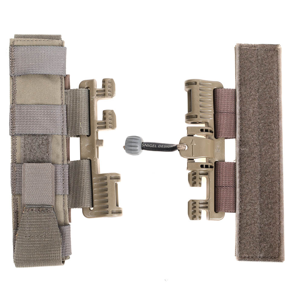 Squeeze Buckle Closure 1.0 Grey