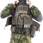 Squeeze plate carrier -17 Svart Small