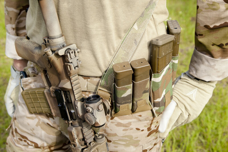 Low Rise Pistol Belt Pouch 2 Multicam