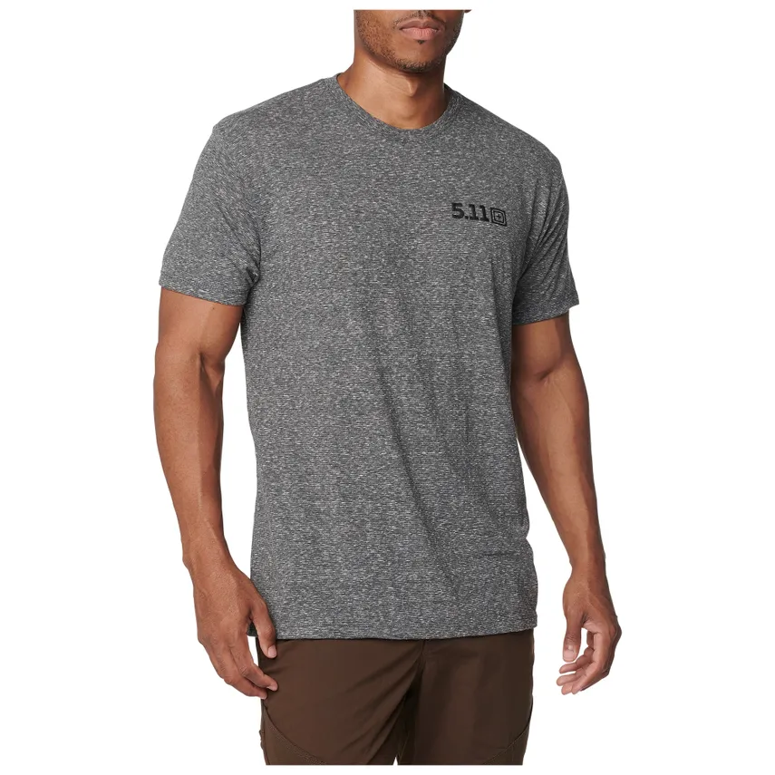 Triblend Legacy S/S Tee Charcoal