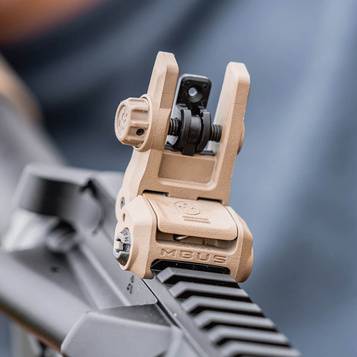 MBUS 3 Sight Rear Flat Dark Earth