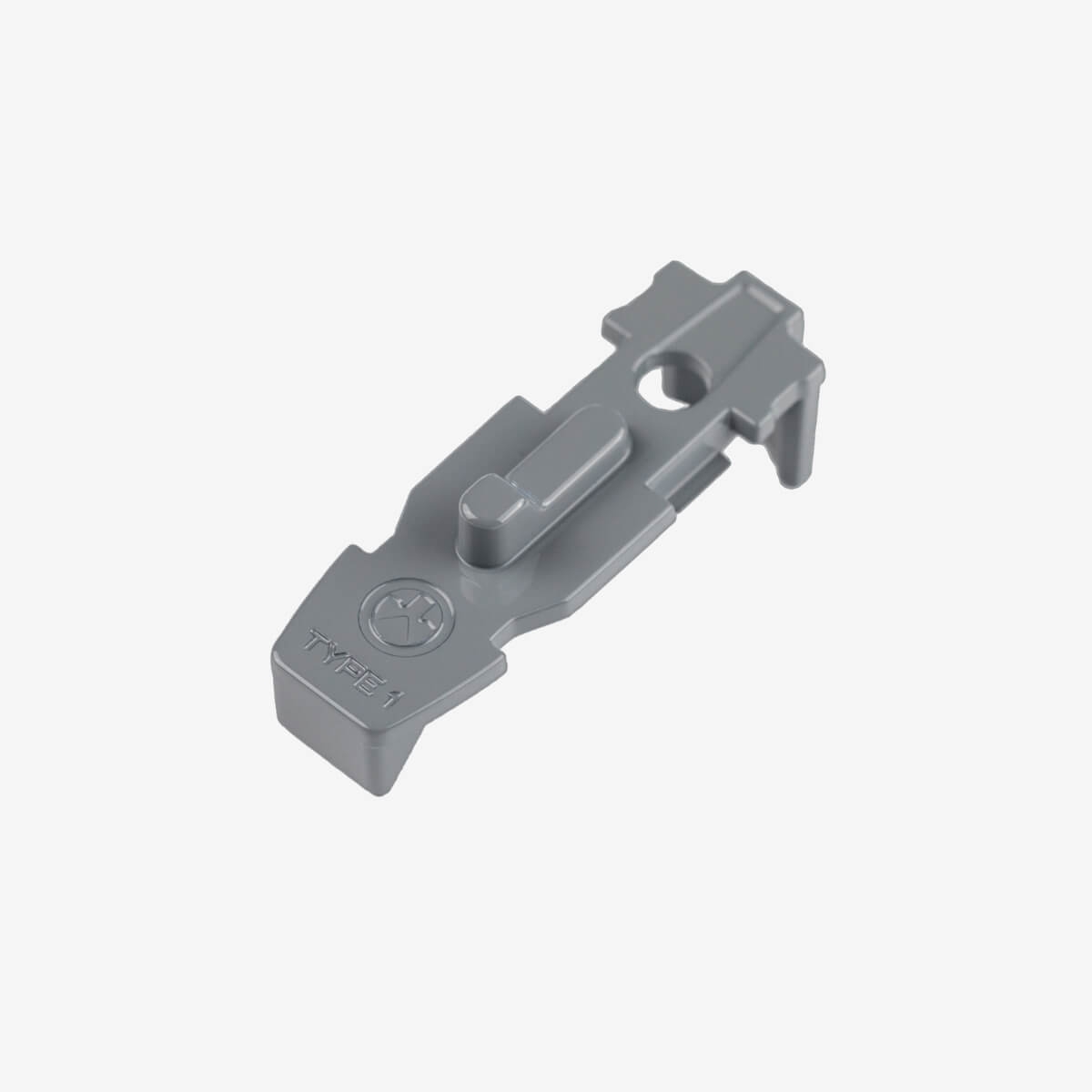 Tactile Lock-Plate - Type 1, 5 Pack Grey