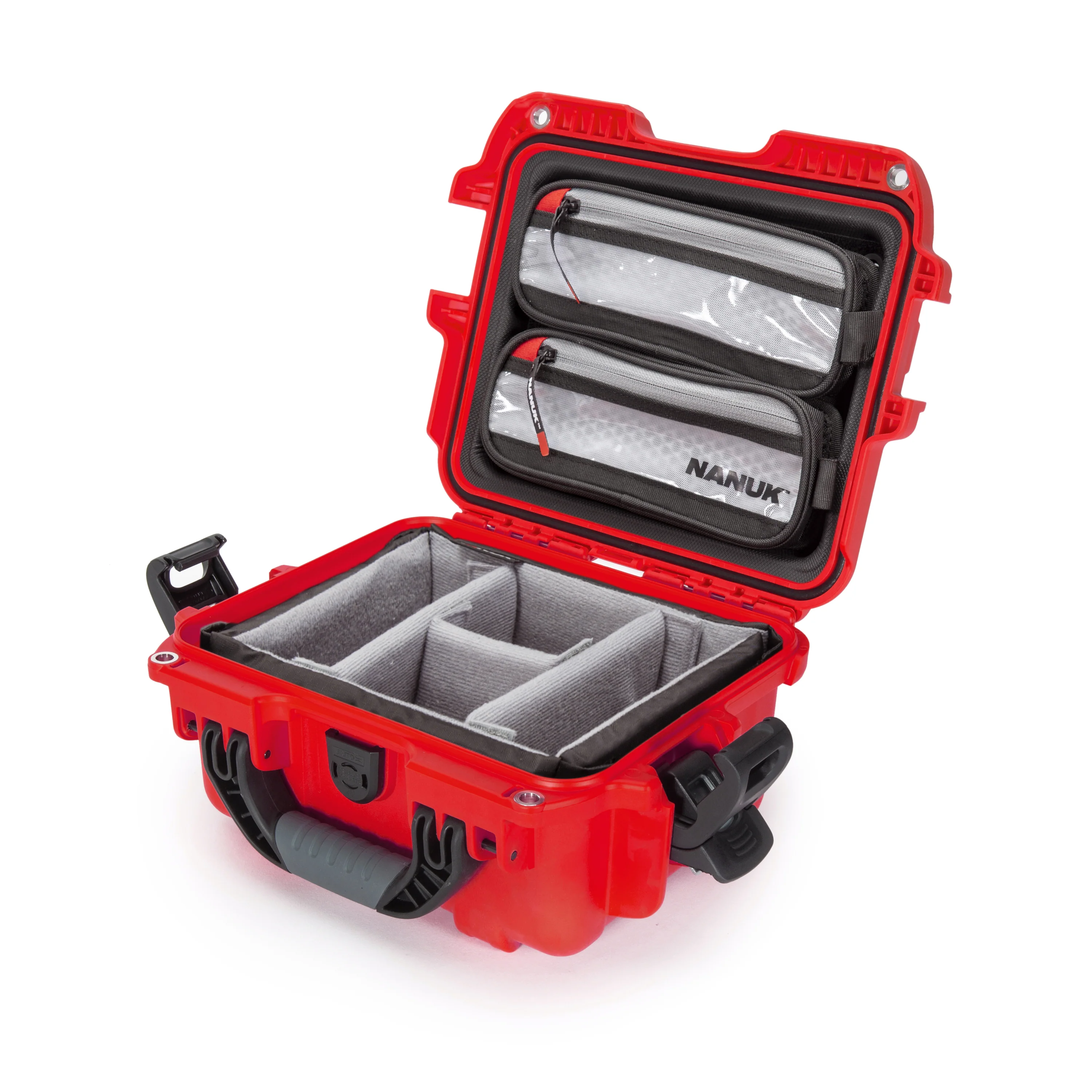 Nanuk 905 Case Padded Divider + Lid Organizer - Red