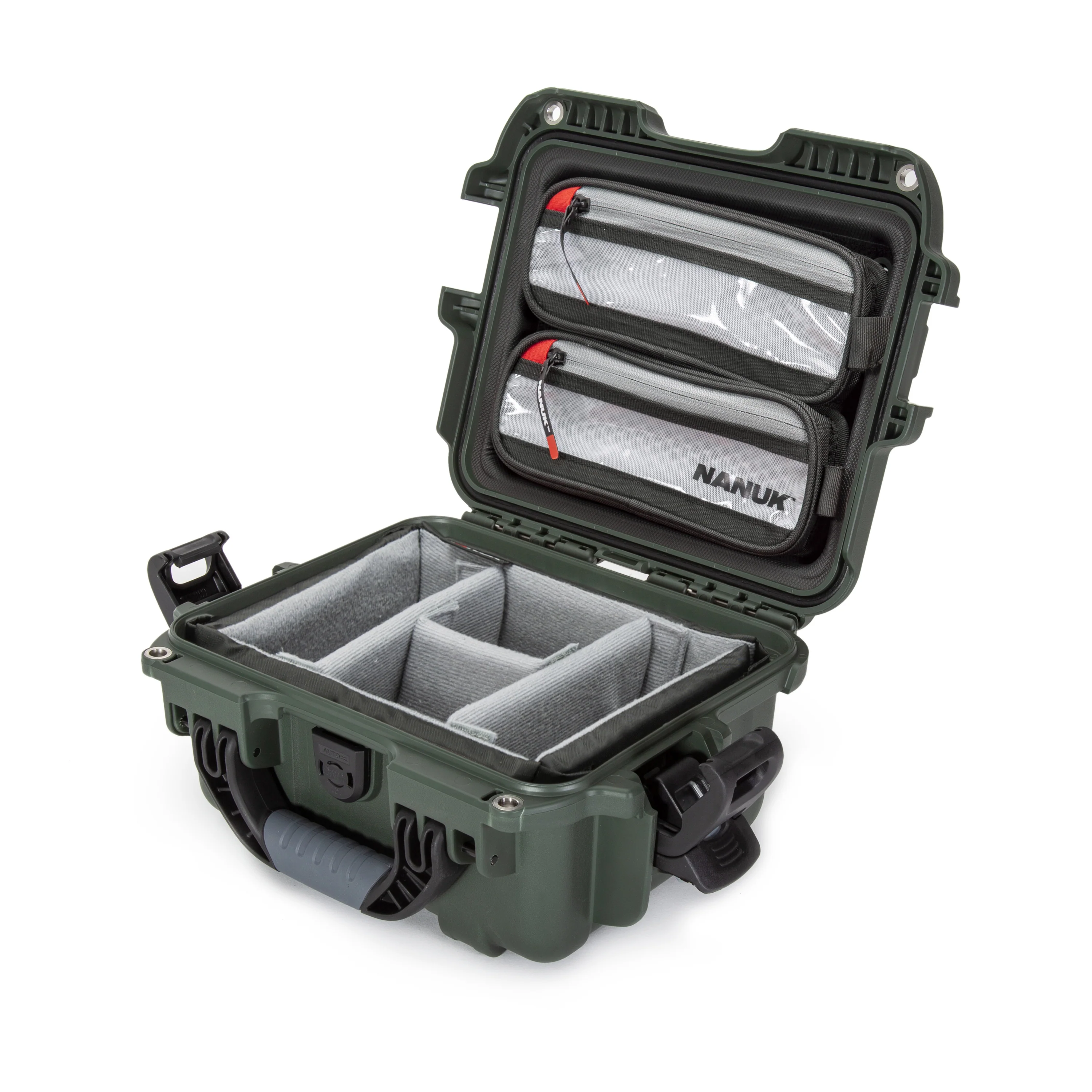 Nanuk 905 Case Padded Divider + Lid Organizer - Olive