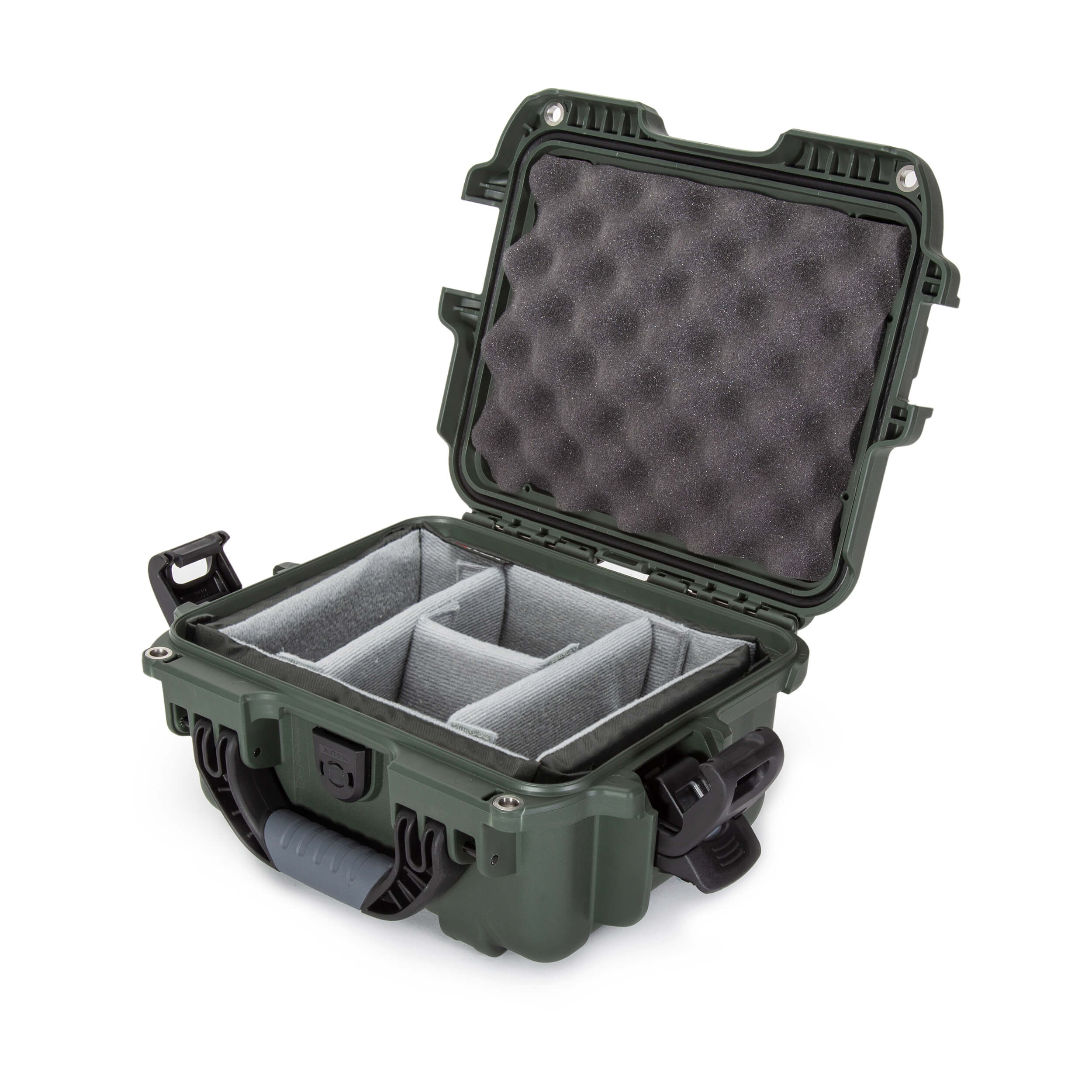 Nanuk 905 Case w/padded divider - Olive