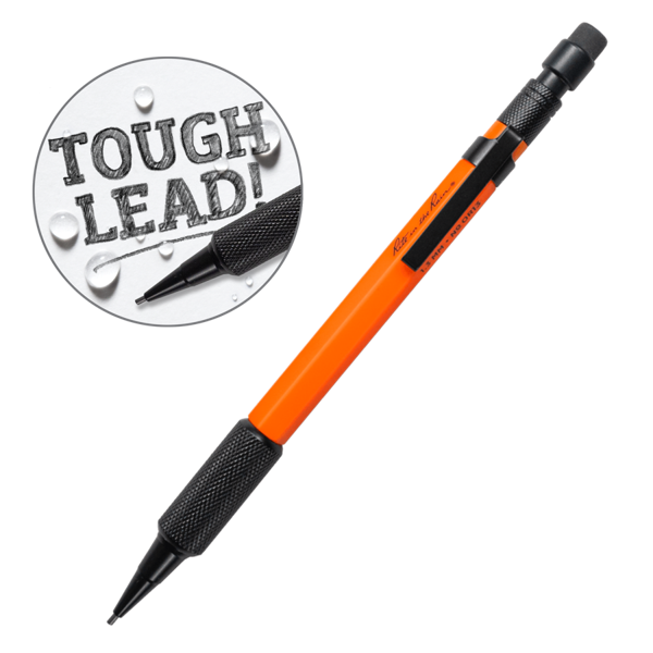 Mechanical Clicker Pencil - Orange w/ Dark Lead