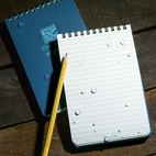 Top Spiral Notebook 10 x 15 cm Blue