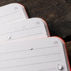 Mini notebook 12 x 8,5 cm  - Universal - Orange - 3 pack