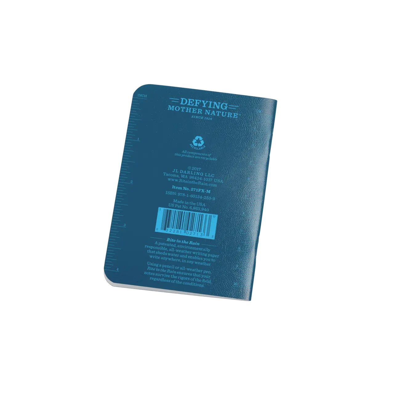 Mini Notebook 12 x 8 cm, Universal, 3-pack, Blue