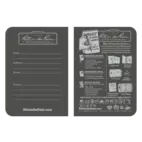 Mini Notebook 12 x 8 cm, Universal, 3-pack, Grey