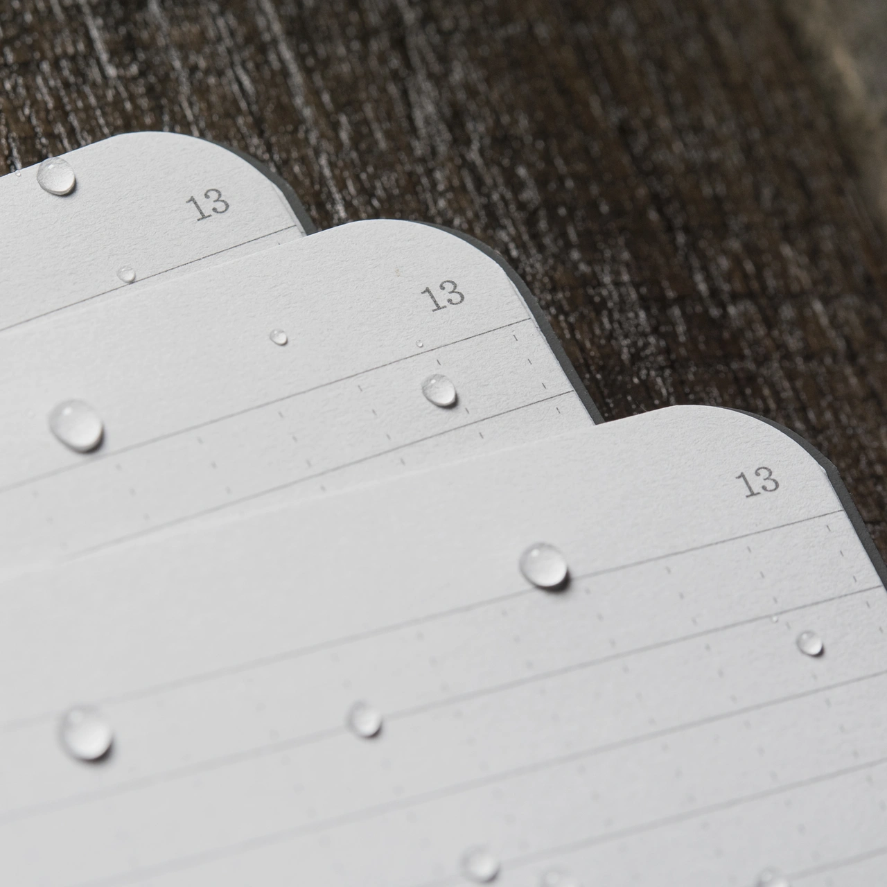 Mini Notebook 12 x 8 cm, Universal, 3-pack, Grey