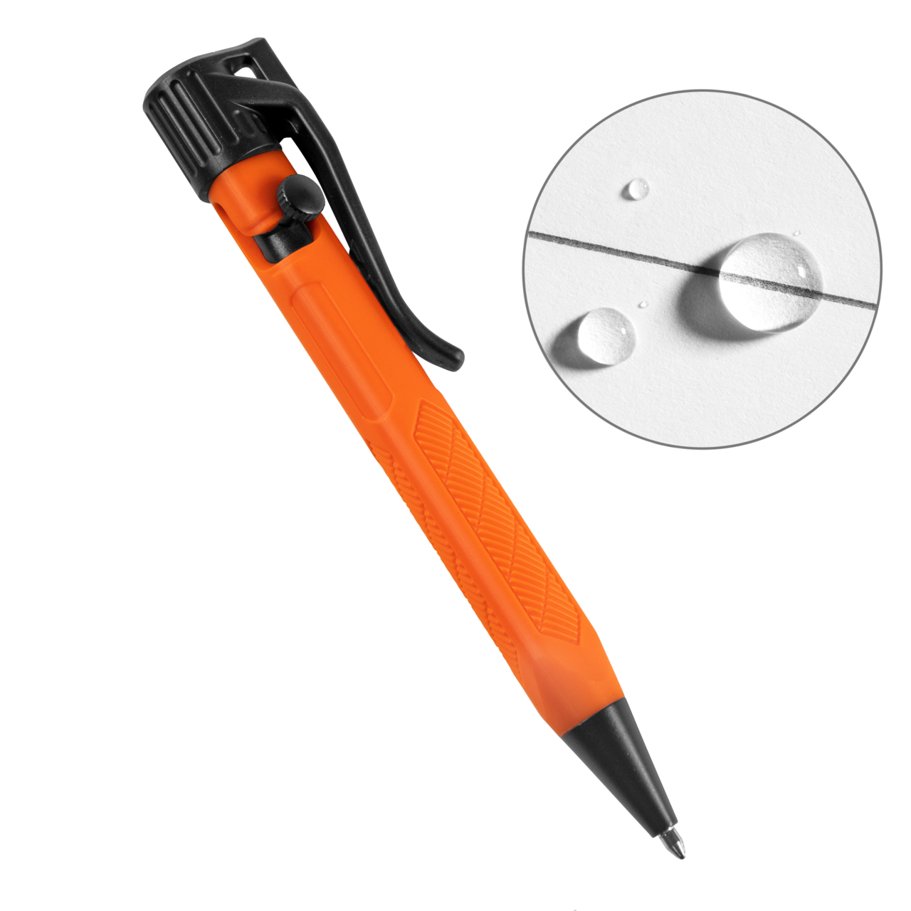 Mini Bolt Action Pen - Orange