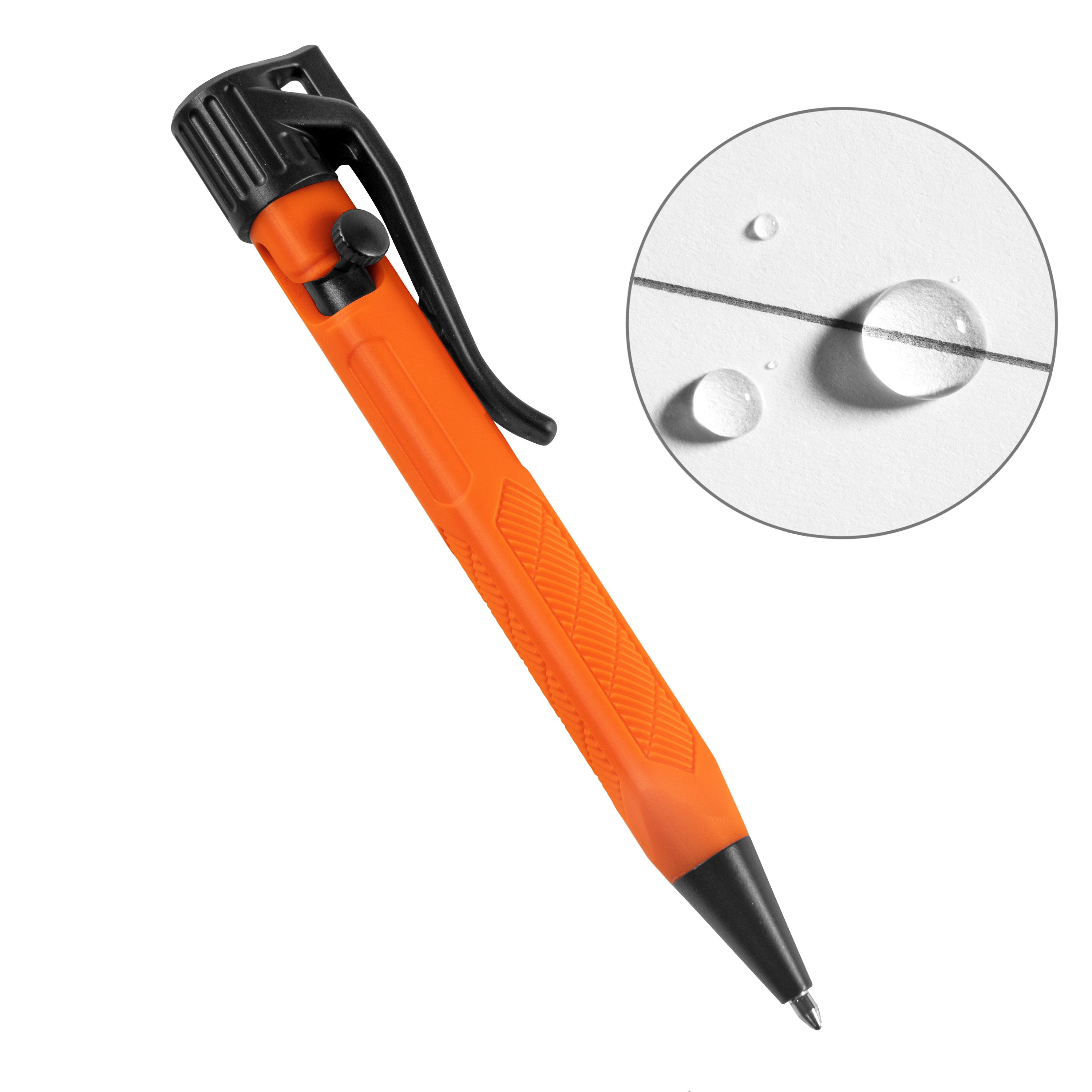 Mini Bolt Action Pen - Orange