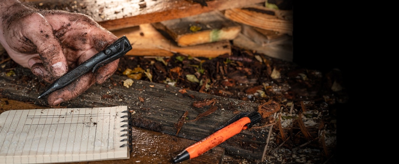 Mini Bolt Action Pen - Orange