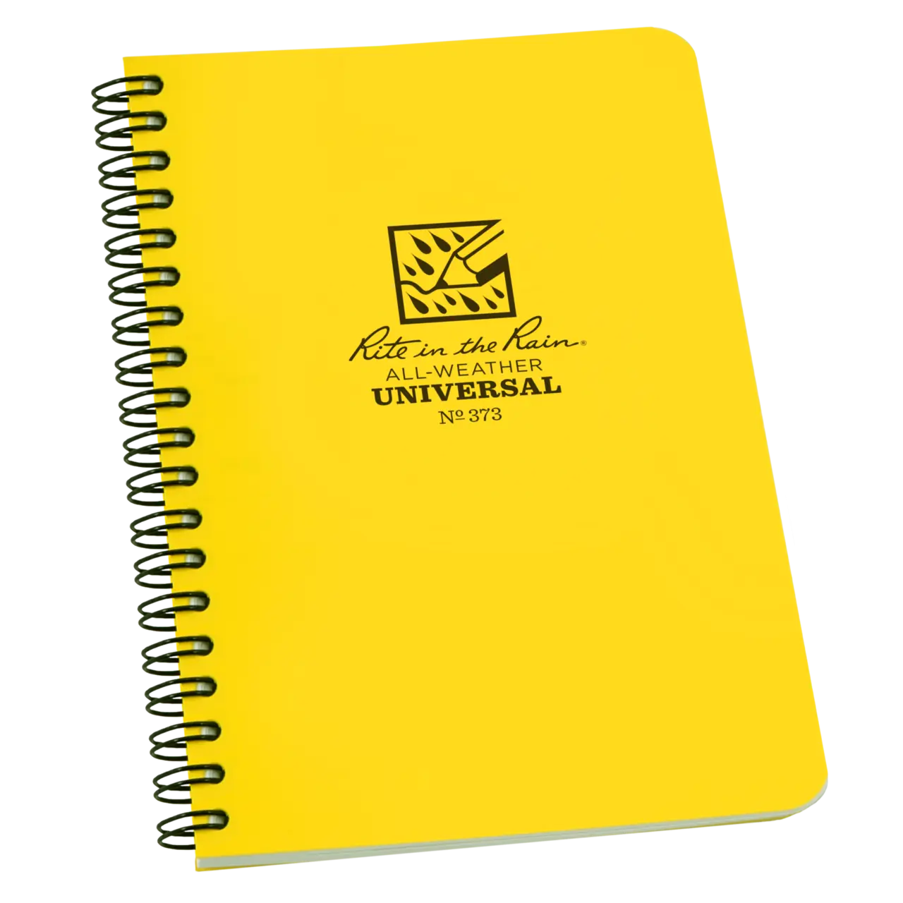 Spiral Notebook, Universal,  12 x 18 cm, Yellow
