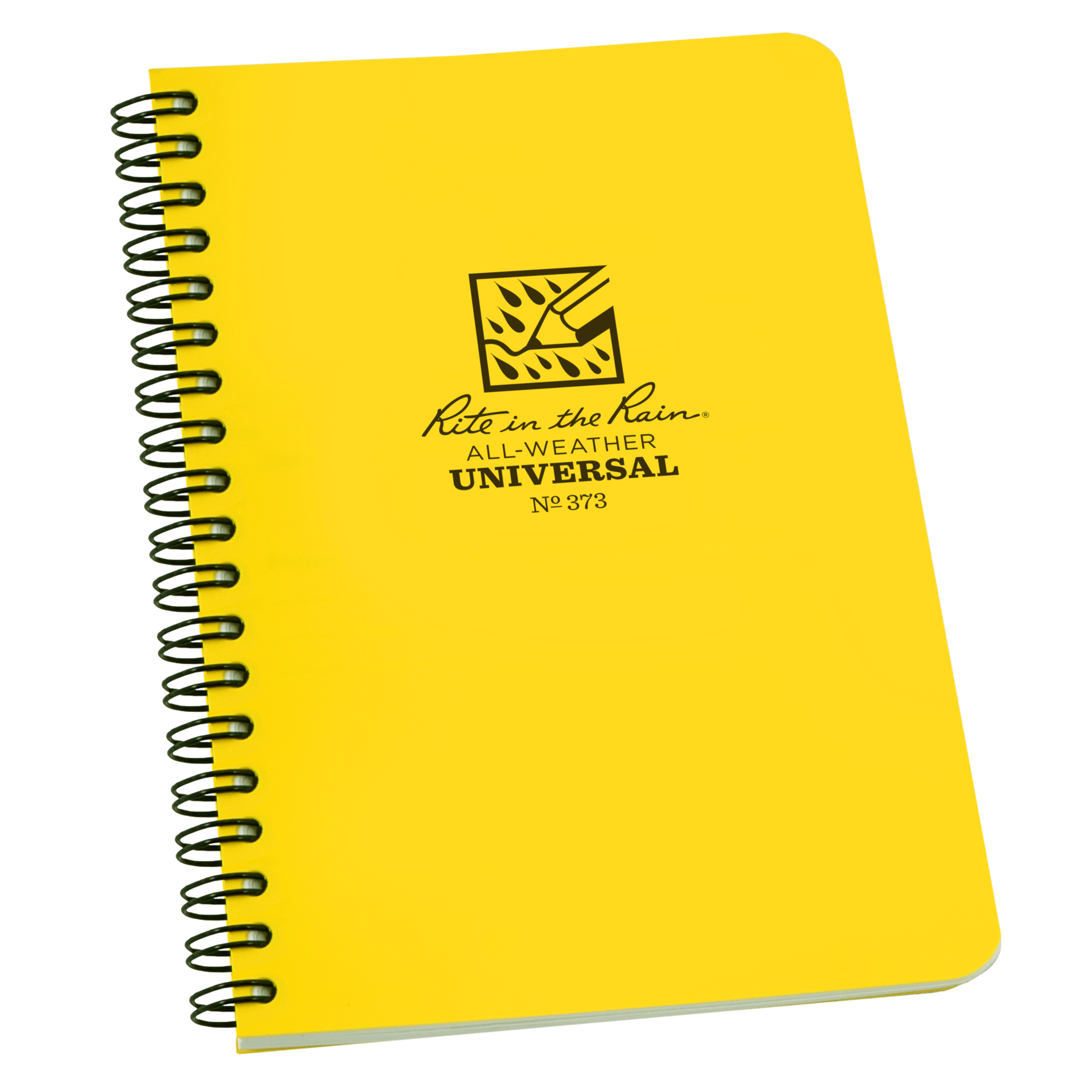Spiral Notebook, Universal,  12 x 18 cm, Yellow