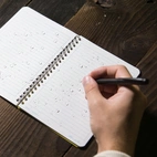 Spiral Notebook, Universal,  12 x 18 cm, Yellow