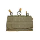 M4 Triple Mag Pouch, Open Top Ranger Green