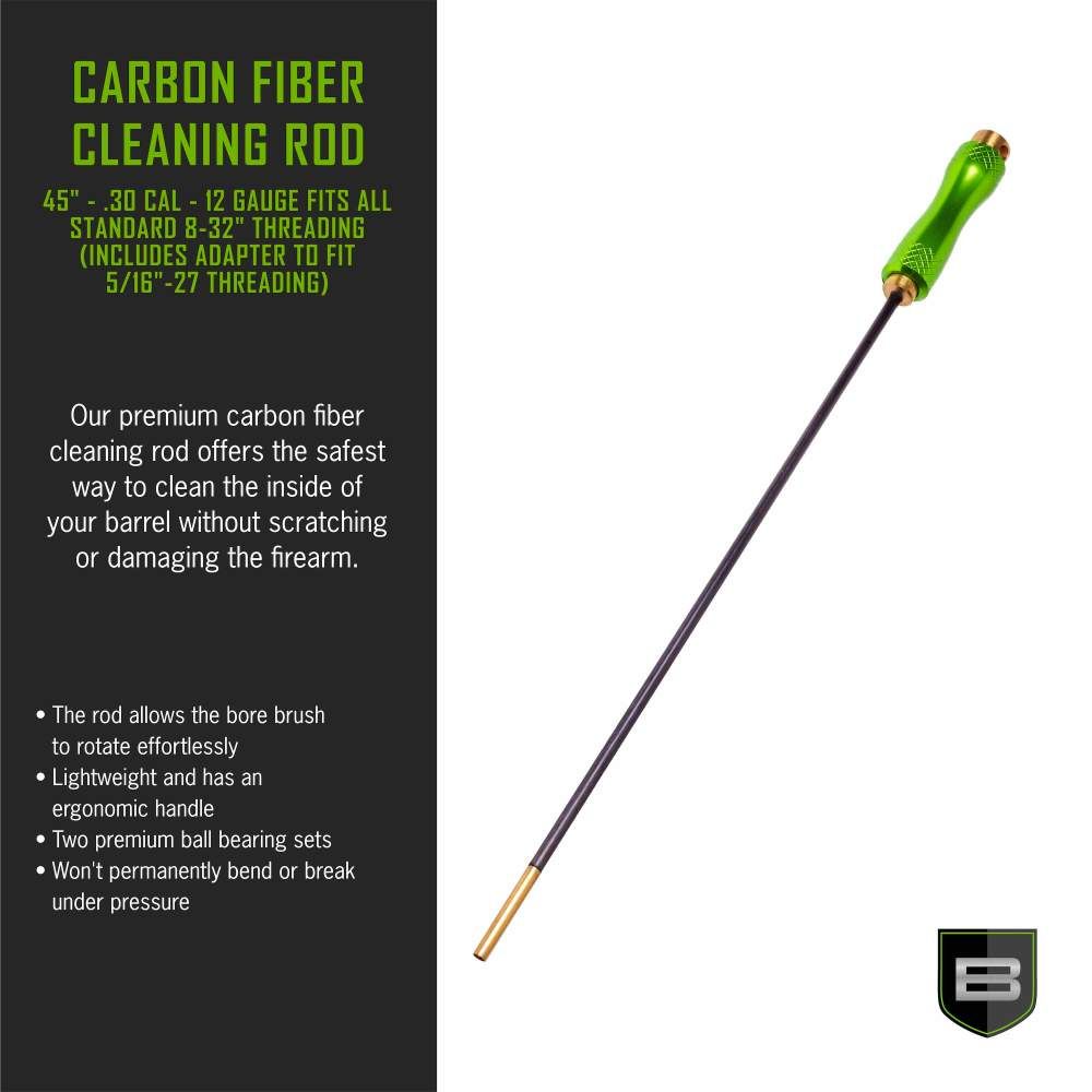 Carbon Fiber Cleaning Rod 45" Length