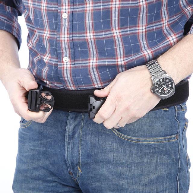 Dolt utrustningsbälte -17 Black X-Large