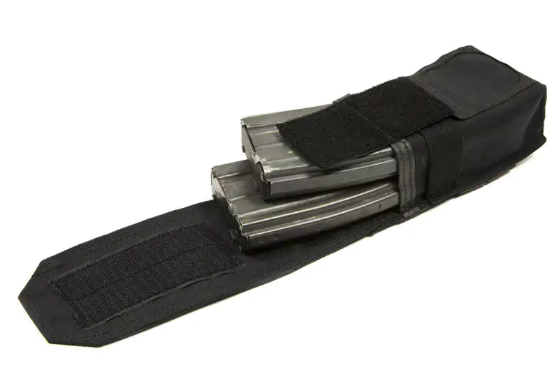 Helium Whisper Double M4 Magazine Pouch Black