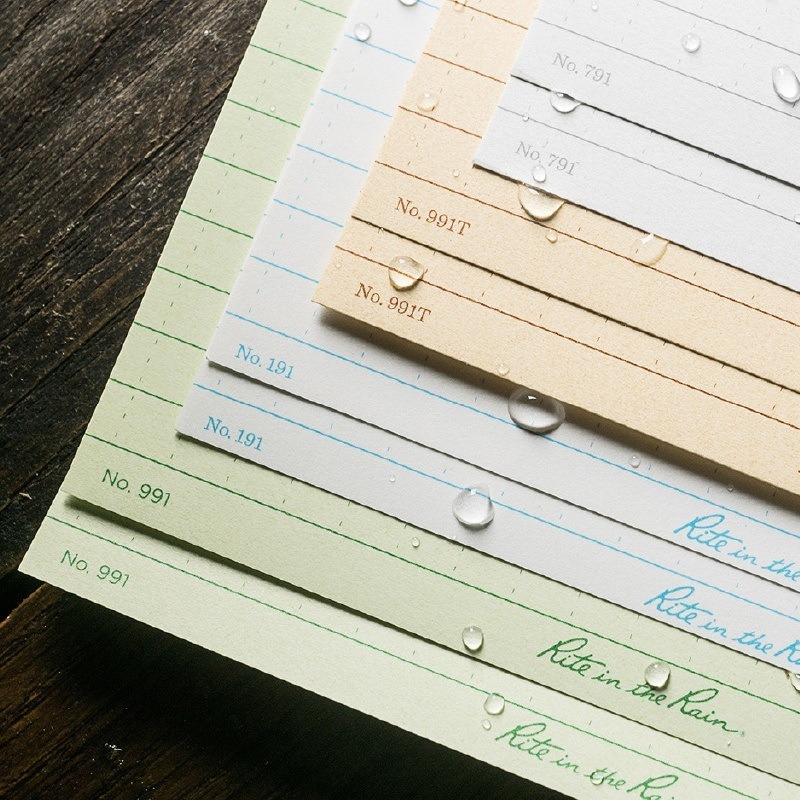 INDEX CARD HOLDER - TAN W/ 25 INDEX CARDS