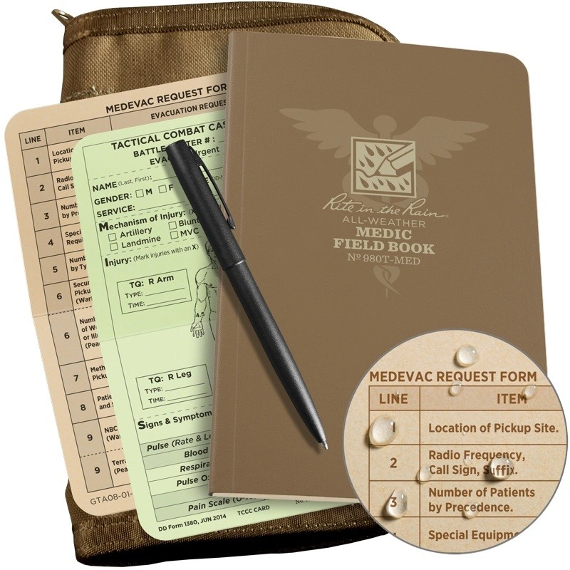 Medic Book Kit - Tan Book / Tan Cover