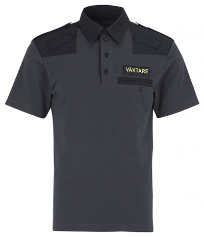 Väktare Pikétröja Grå X-Small