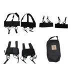 Gen V Split Front Chest Rig Black